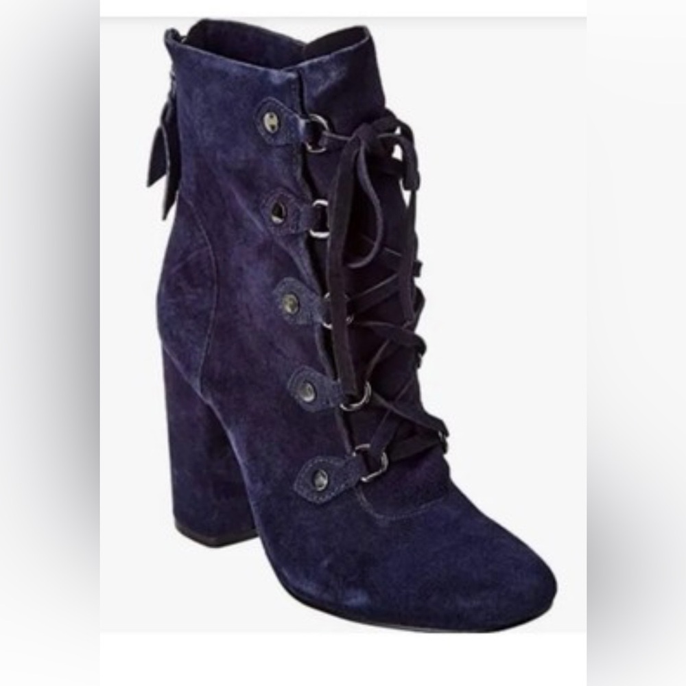 Splendid Rosa Western Navy Suede Boots